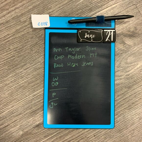 Ann Taylor Jeans Womens Size 00 Slim Crop Modern Fit Raw Hem Denim Stretch Pants - Picture 9 of 10